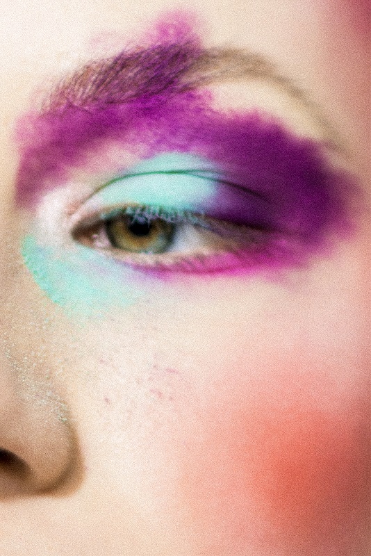 Kreatives Make-up, bold colors, Lidschatten by Make-up Artist Eva Gerholdt und Evelyn Fay