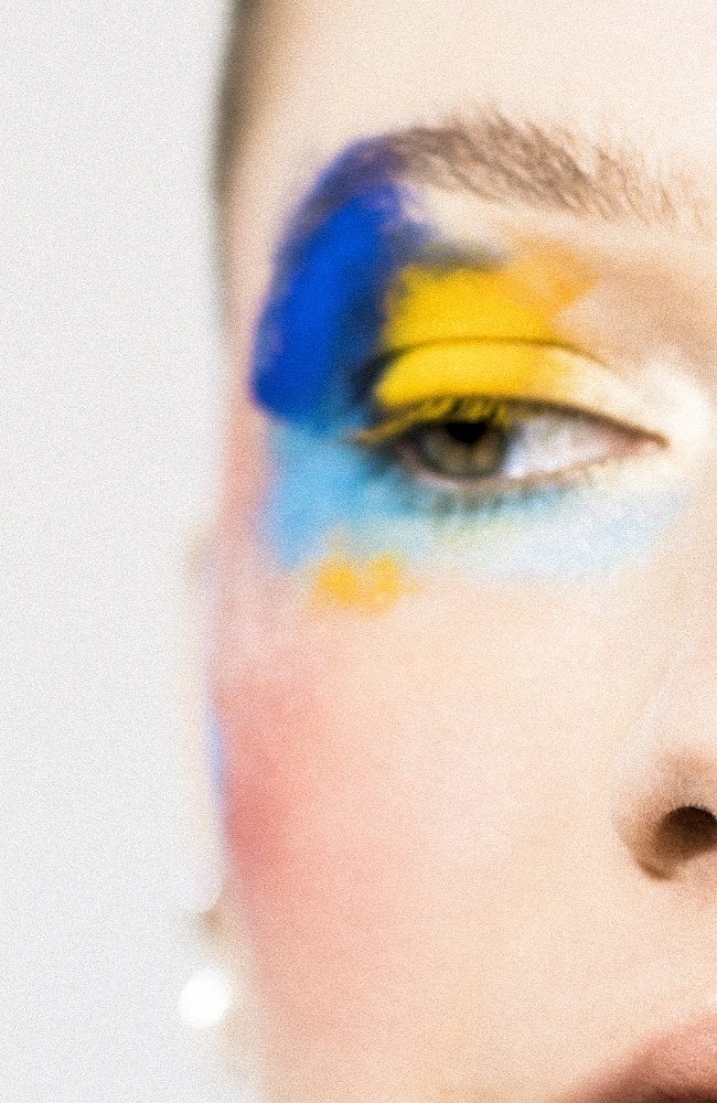 Kreatives Make-up, bold colors, Lidschatten by Make-up Artist Eva Gerholdt