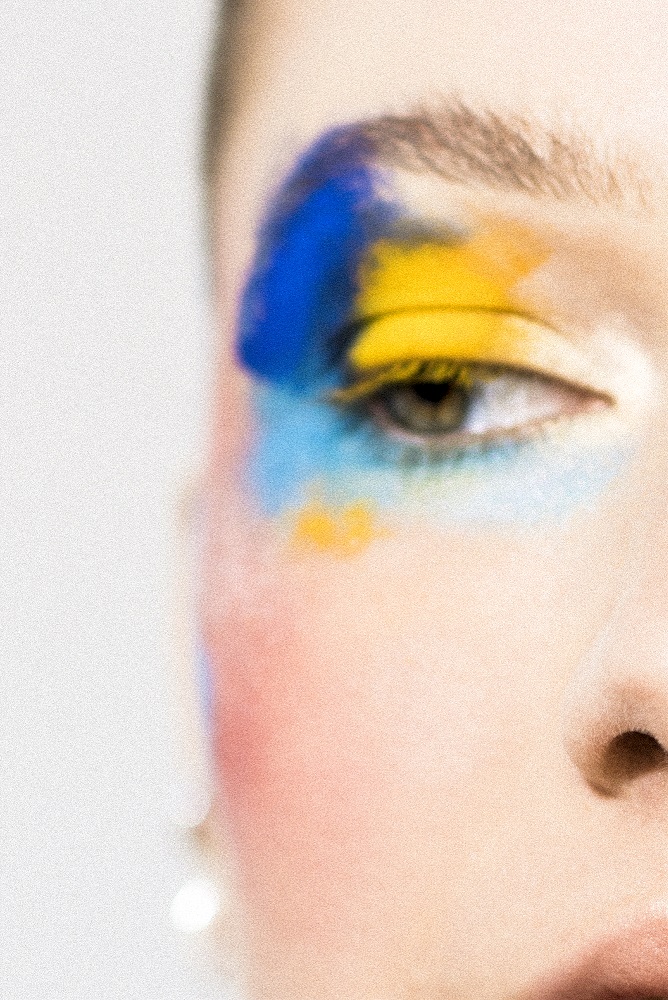 Kreatives Make-up, bold colors, Lidschatten by Make-up Artist Eva Gerholdt